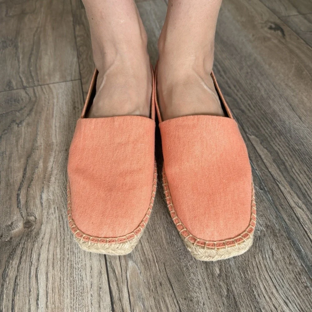 Franco Sarto‎ Coral Canvas Espadrille Flats Size 9.5W